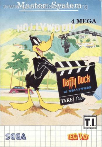 Cover Daffy Duck in Hollywood for Master System II